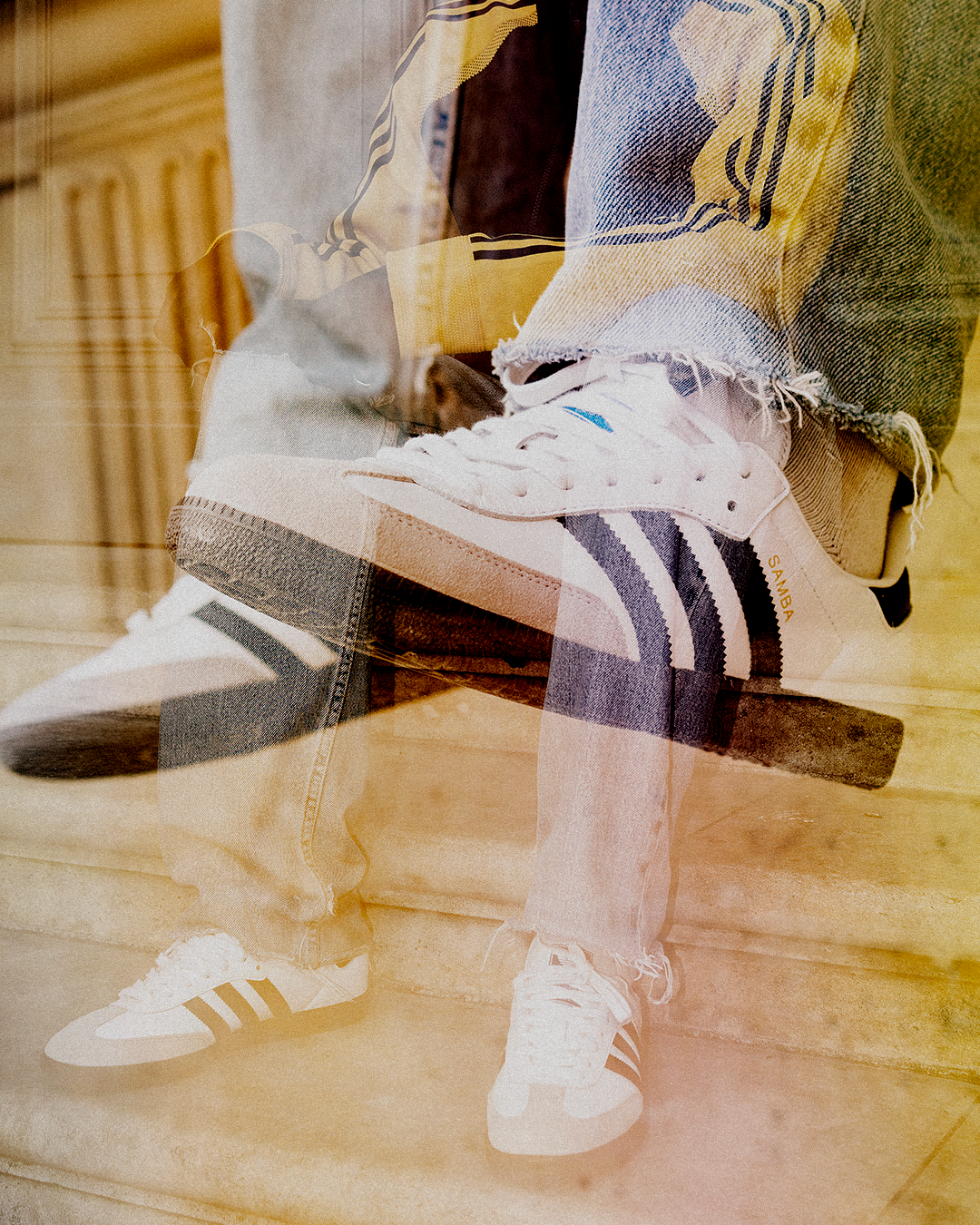 adidas samba white outfit